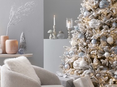 Trees and decorations